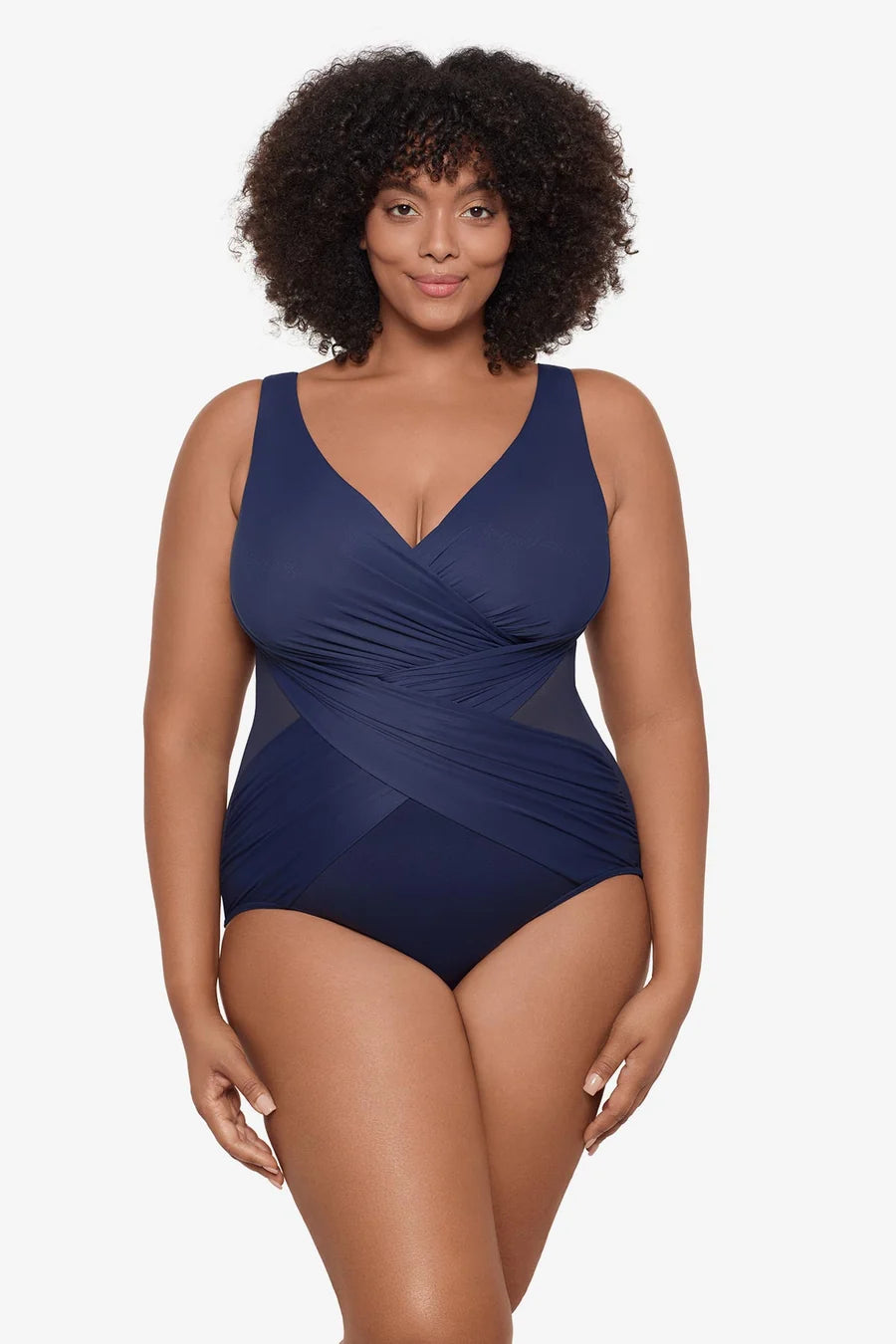 Crossover Swimsuit Plus/Size