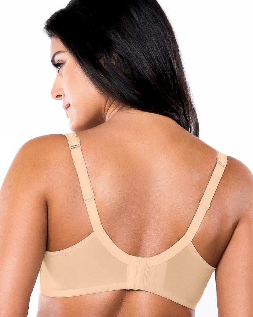 Back Nude Tulip Lace Push Up Bra