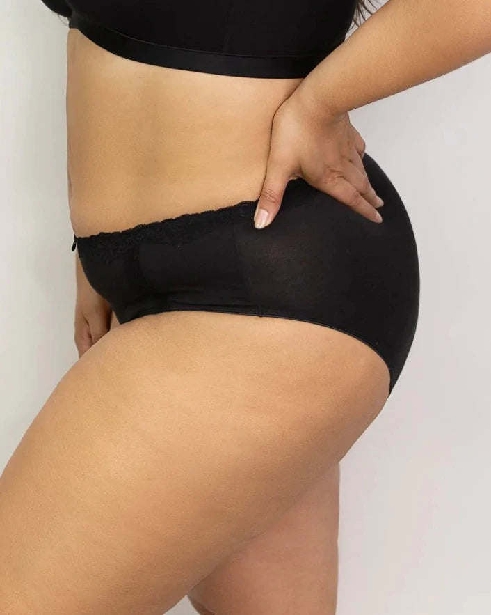 Cotton Luxe & Lace Hipster Panty