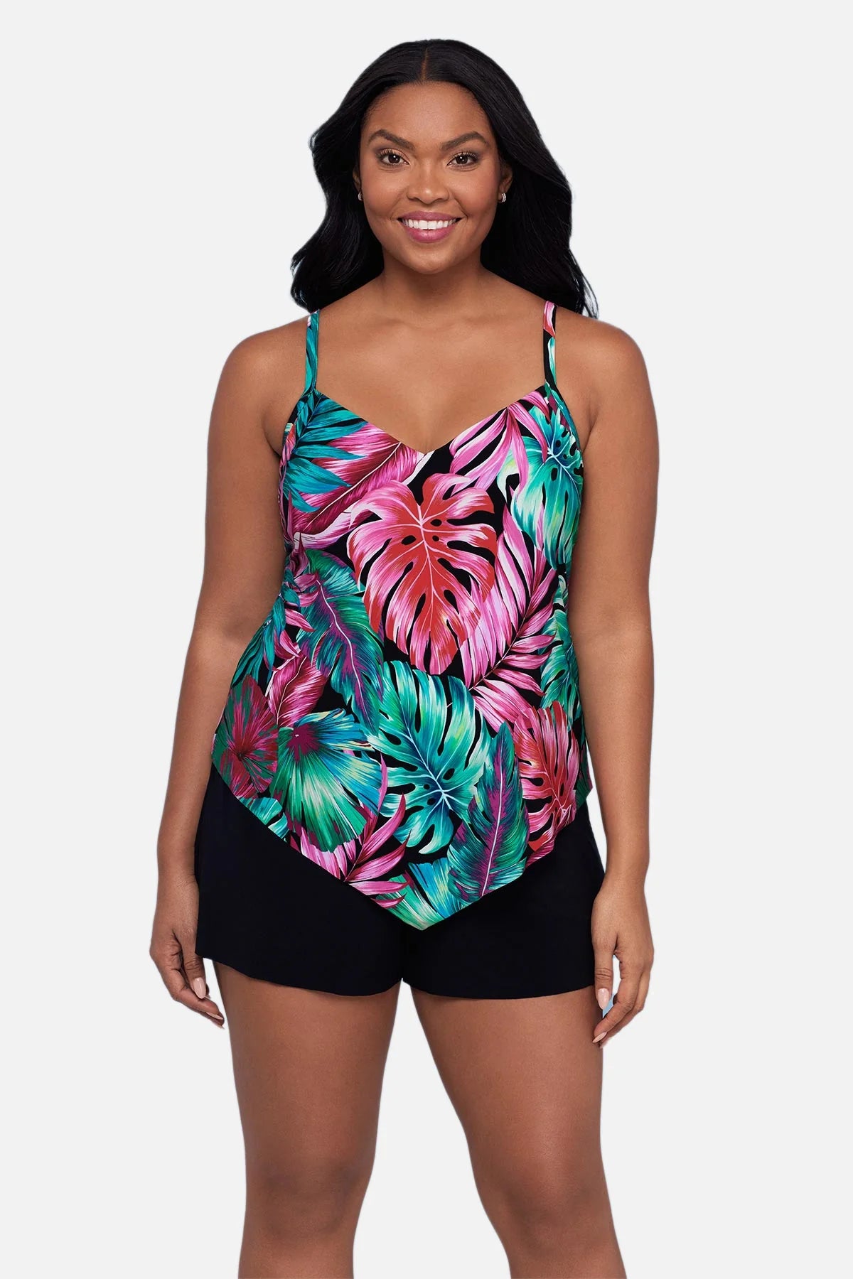 Hank Swim Romper "Hot Tropic"