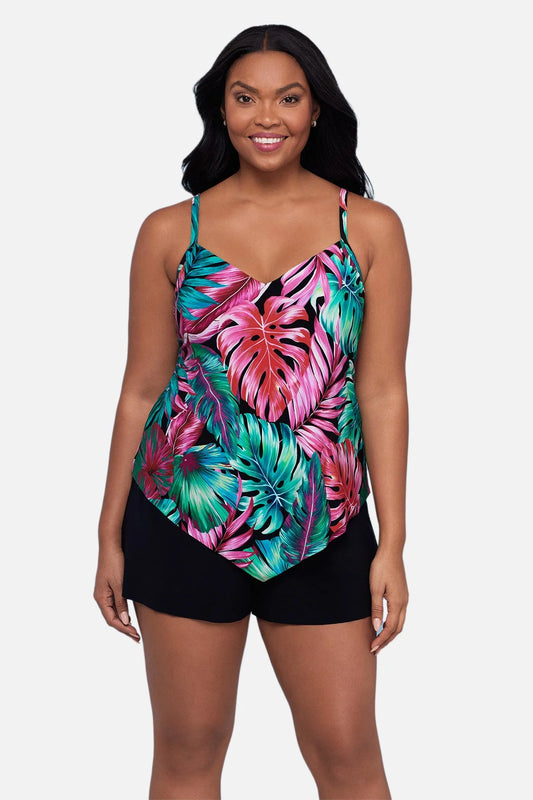 Hank Swim Romper "Hot Tropic"