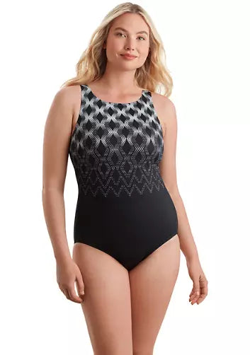 Linked Up Highneck Swimsuit
