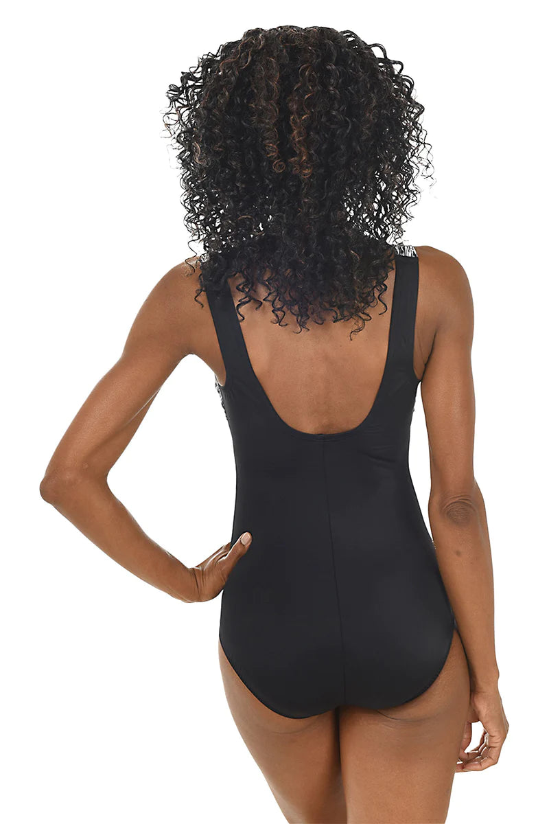 Sharp Therapy Scoop Tank Swimsuit