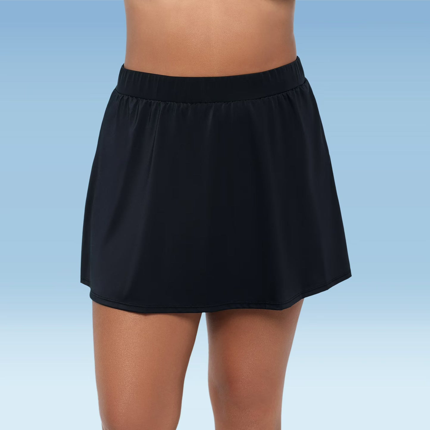 Solid Skort Swim Bottom