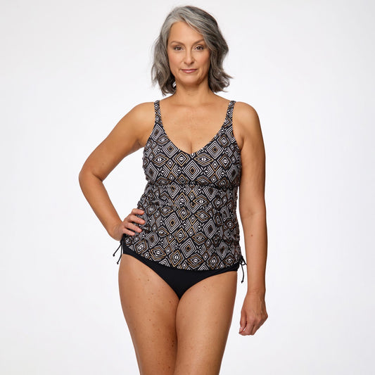 Tribal Glam Swim Tankini