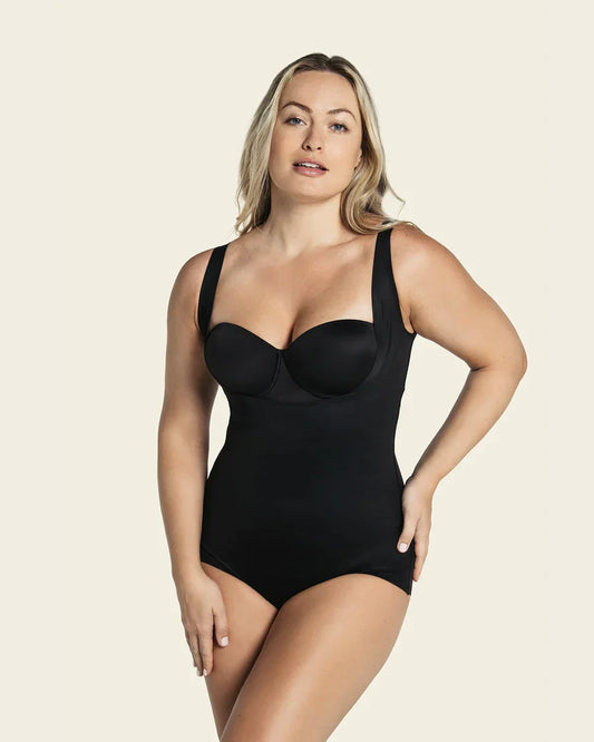 Plunge back classic sculpting body shaper