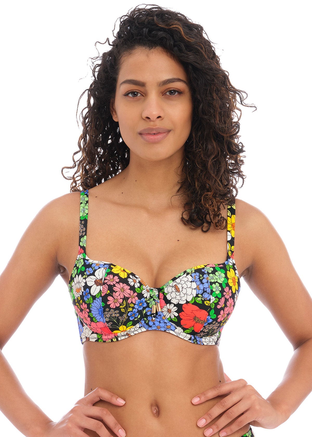 Floral Haze Swim Bikini Top
