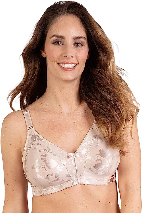 Patterned Non-Wired Molded Soft Minimizer Bra