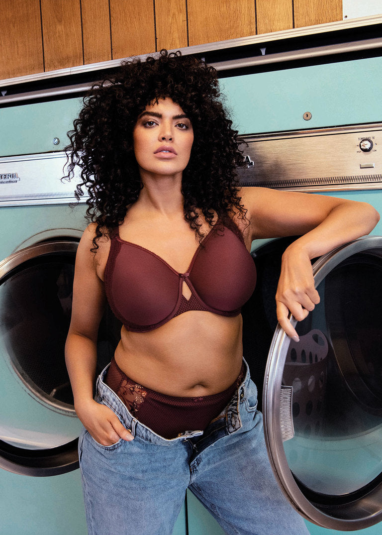 Aubergine Charley Spacer T-shirt Bra