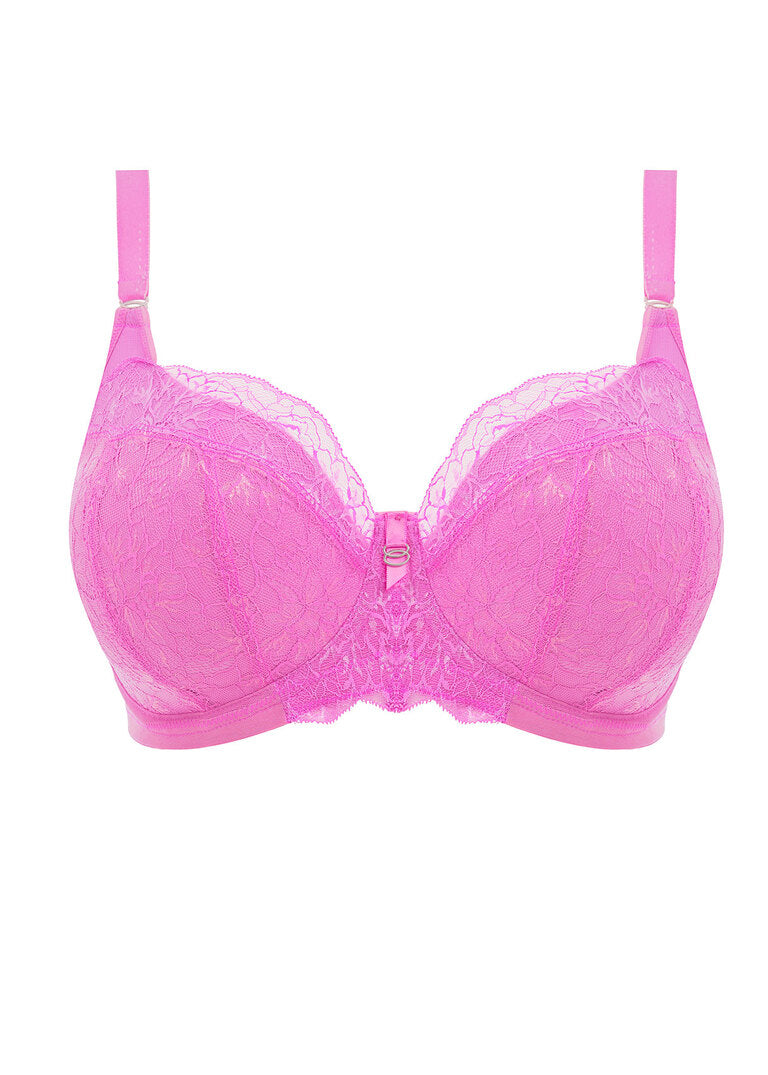 Elbrina Lace Range 0.2270-157 Magenta Non-Padded Underwired Full Cup Bra 44C  