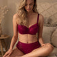 Berry Illusion Side Support Bra