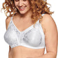 Patterned Non-Wired Molded Soft Minimizer Bra