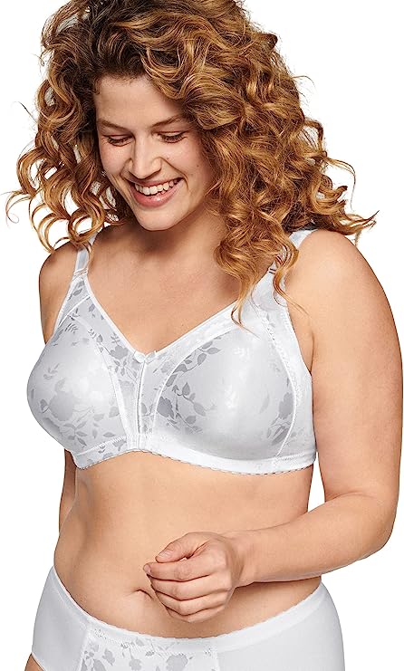 Patterned Non-Wired Molded Soft Minimizer Bra - 44