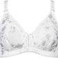 Patterned Non-Wired Molded Soft Minimizer Bra - 38